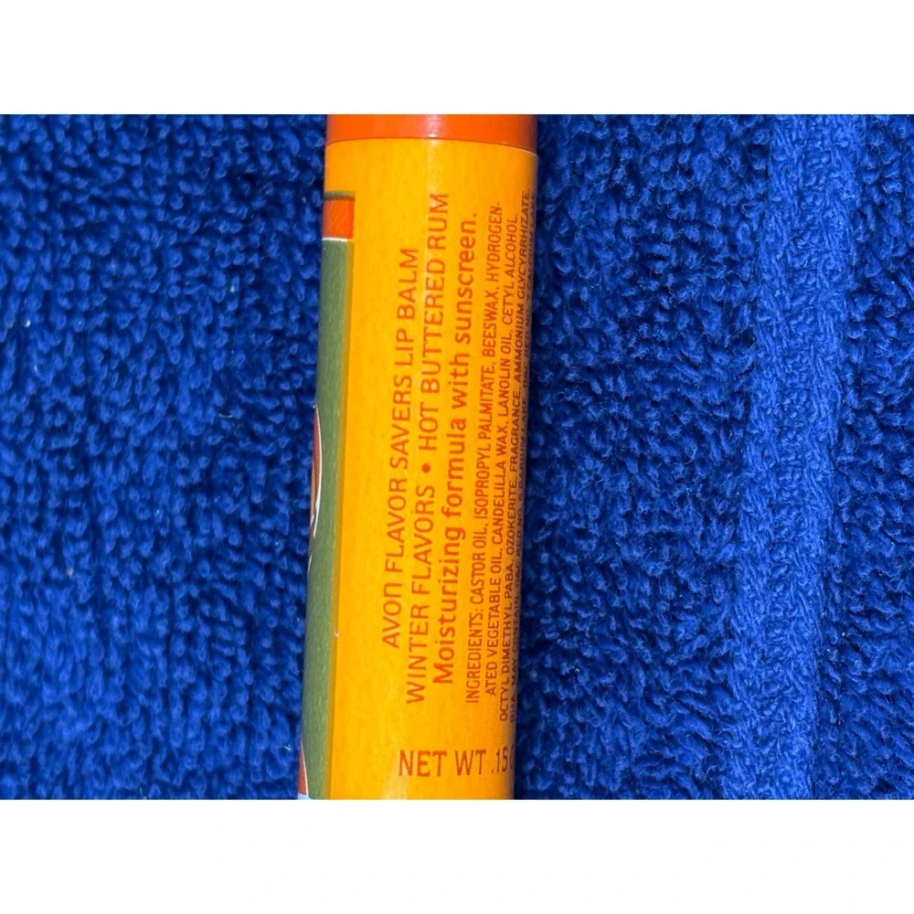 Vintage Avon Flavor Savers Lip Balm‎ Winter Flavors Set Y2K Groovy Swirl 4 Tubes